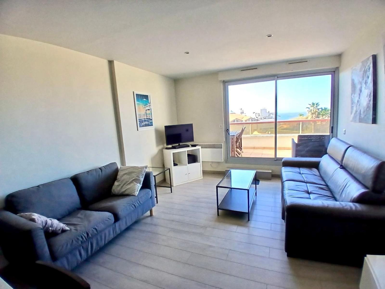 Vue Sur Mer Et Plage De Marbella Biarritz Exteriör bild